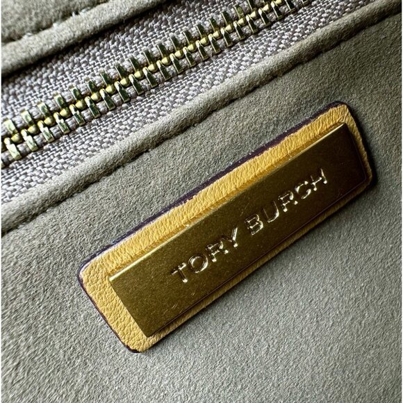 🆕 TORY BURCH 🧿 NWOT Kira Chain Shoulder Bag, Toasted Sesame - AUTHENTICATED - Picture 12 of 16